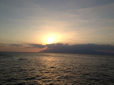 Sunset Behind Yakushima